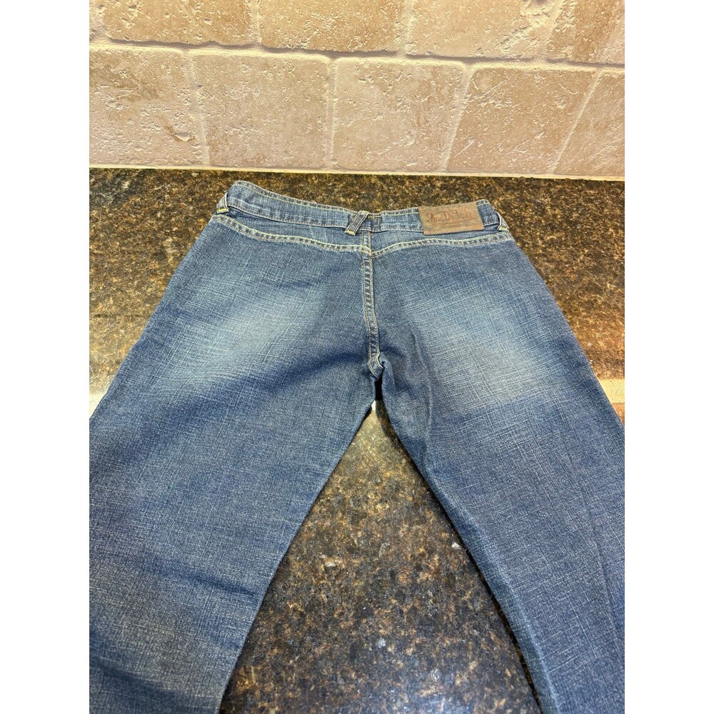 Vintage Y2K Original Von Dutch Low Rise Jeans Graphic Flare EUC Size 26 - Picture 8 of 9